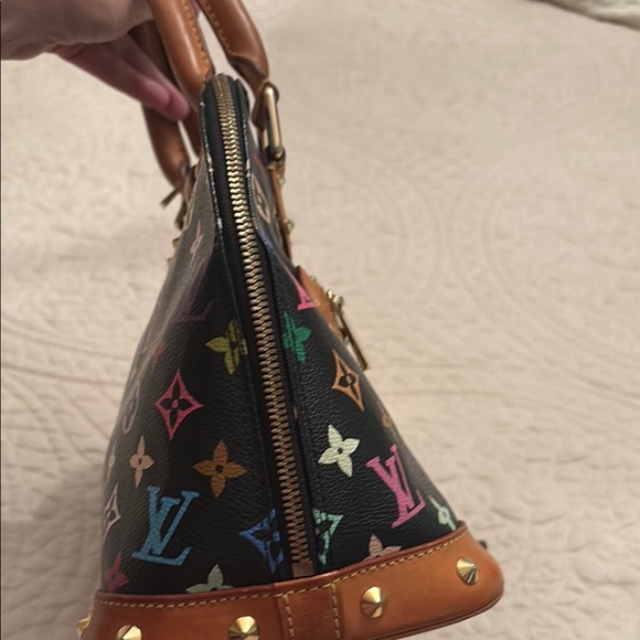 Louis Vuitton Black and Brown Satchel with Iconic Monogram - Picture 5 of 16